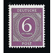 Definitive stamp series Allied cast - joint edition  - Germany / Western occupation zones / American zone 1946 - 6 Pfennig