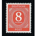 Definitive stamp series Allied cast - joint edition  - Germany / Western occupation zones / American zone 1946 - 8 Pfennig