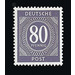 Definitive stamp series Allied cast - joint edition  - Germany / Western occupation zones / American zone 1946 - 80 Pfennig