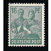 Definitive stamp series Allied cast - joint edition  - Germany / Western occupation zones / American zone 1947 - 16 Pfennig