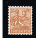 Definitive stamp series Allied cast - joint edition  - Germany / Western occupation zones / American zone 1947 - 24 Pfennig