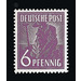 Definitive stamp series Allied cast - joint edition  - Germany / Western occupation zones / American zone 1947 - 6 Pfennig