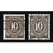 Definitive stamp series Allied cast - joint edition  - Germany / Western occupation zones / American zone 1948 - 10 Pfennig