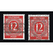 Definitive stamp series Allied cast - joint edition  - Germany / Western occupation zones / American zone 1948 - 12 Pfennig