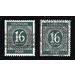 Definitive stamp series Allied cast - joint edition  - Germany / Western occupation zones / American zone 1948 - 16 Pfennig