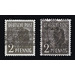 Definitive stamp series Allied cast - joint edition  - Germany / Western occupation zones / American zone 1948 - 2 Pfennig