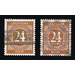 Definitive stamp series Allied cast - joint edition  - Germany / Western occupation zones / American zone 1948 - 24 Pfennig