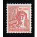 Definitive stamp series Allied cast - joint edition  - Germany / Western occupation zones / American zone 1948 - 30 Pfennig