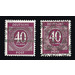 Definitive stamp series Allied cast - joint edition  - Germany / Western occupation zones / American zone 1948 - 40 Pfennig