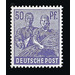 Definitive stamp series Allied cast - joint edition  - Germany / Western occupation zones / American zone 1948 - 50 Pfennig