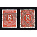 Definitive stamp series Allied cast - joint edition  - Germany / Western occupation zones / American zone 1948 - 8 Pfennig
