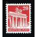 Definitive stamp series: Buildings, 1948 (Bizone)  - Germany / Western occupation zones / American zone 1948 - 20 Pfennig