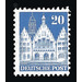 Definitive stamp series: Buildings, 1948 (Bizone)  - Germany / Western occupation zones / American zone 1948 - 20 Pfennig