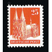 Definitive stamp series: Buildings, 1948 (Bizone)  - Germany / Western occupation zones / American zone 1948 - 25 Pfennig