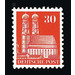 Definitive stamp series: Buildings, 1948 (Bizone)  - Germany / Western occupation zones / American zone 1948 - 30 Pfennig