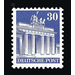 Definitive stamp series: Buildings, 1948 (Bizone)  - Germany / Western occupation zones / American zone 1948 - 30 Pfennig