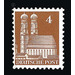 Definitive stamp series: Buildings, 1948 (Bizone)  - Germany / Western occupation zones / American zone 1948 - 4 Pfennig