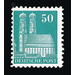 Definitive stamp series: Buildings, 1948 (Bizone)  - Germany / Western occupation zones / American zone 1948 - 50 Pfennig