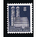 Definitive stamp series: Buildings, 1948 (Bizone)  - Germany / Western occupation zones / American zone 1948 - 8 Pfennig