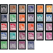 Definitive stamp series: Buildings, 1948 (Bizone)  - Germany / Western occupation zones / American zone 1948 Set