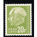 Definitive stamp series Federal President Heuss  - Germany / Saarland 1957 - 20 Franc