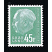 Definitive stamp series Federal President Heuss  - Germany / Saarland 1957 - 45 Franc