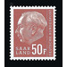 Definitive stamp series Federal President Heuss  - Germany / Saarland 1957 - 50 franc