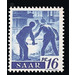 Definitive stamp series Saar - Germany / Saarland 1947 - 16 Pfennig