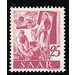 Definitive stamp series Saar - Germany / Saarland 1947 - 25 Pfennig