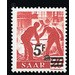 Definitive stamp series Saar - Germany / Saarland 1947 - 5 franc