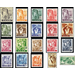 Definitive stamp series Saar - Germany / Saarland 1947 Set