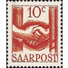 Definitive stamp series Saar  - Germany / Saarland 1948 - 10 Pfennig