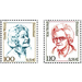 Definitive stamp series Women of German History: Käte Strobel  - Germany / Federal Republic of Germany 2000 Set