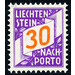 digits  - Liechtenstein 1928 - 30 Rappen