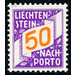 digits  - Liechtenstein 1928 - 50 Rappen