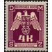 Eagle with shield of Bohemia, Empire badge - Germany / Old German States / Bohemia and Moravia 1943 - 4