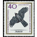 European birds of prey  - Germany / German Democratic Republic 1965 - 40 Pfennig