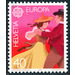 European stamp - dance  - Switzerland 1981 - 40 Rappen