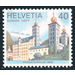 European stamp - Stockalper palace  - Switzerland 1978 - 40 Rappen