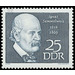 Famous people  - Germany / German Democratic Republic 1968 - 25 Pfennig