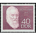 Famous people  - Germany / German Democratic Republic 1968 - 40 Pfennig