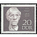 Famous people  - Germany / German Democratic Republic 1969 - 20 Pfennig