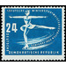 First winter sports championships of the GDR  - Germany / German Democratic Republic 1950 - 24 Pfennig