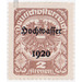 Flood disaster  - Austria / Republic of German Austria / German-Austria 1921 - 2 Krone