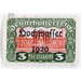 Flood disaster  - Austria / Republic of German Austria / German-Austria 1921 - 3 Krone