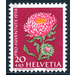 flowers  - Switzerland 1958 - 20 Rappen