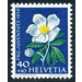 flowers  - Switzerland 1958 - 40 Rappen