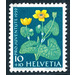 flowers  - Switzerland 1959 - 10 Rappen