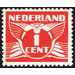 Flying dove WATERMARK - Netherlands 1934 - 1