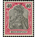 Freimarkenserie  - Germany / Deutsches Reich 1899 - 40 Pfennig